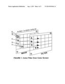 Optical filter security diagram and image