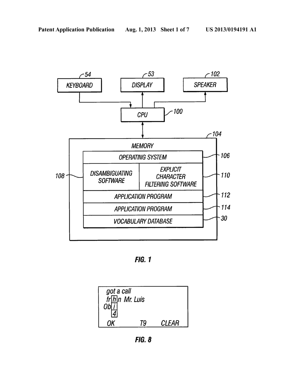 EXPLICIT CHARACTER FILTERING OF AMBIGUOUS TEXT ENTRY - diagram, schematic, and image 02