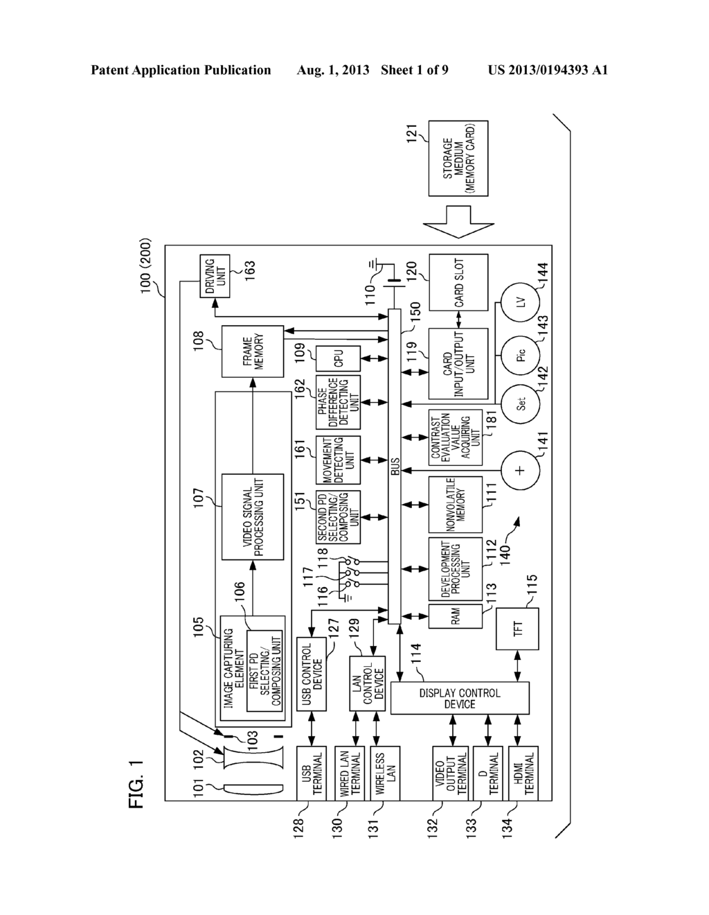 IMAGING APPARATUS AND METHOD FOR CONTROLLING SAME - diagram, schematic, and image 02