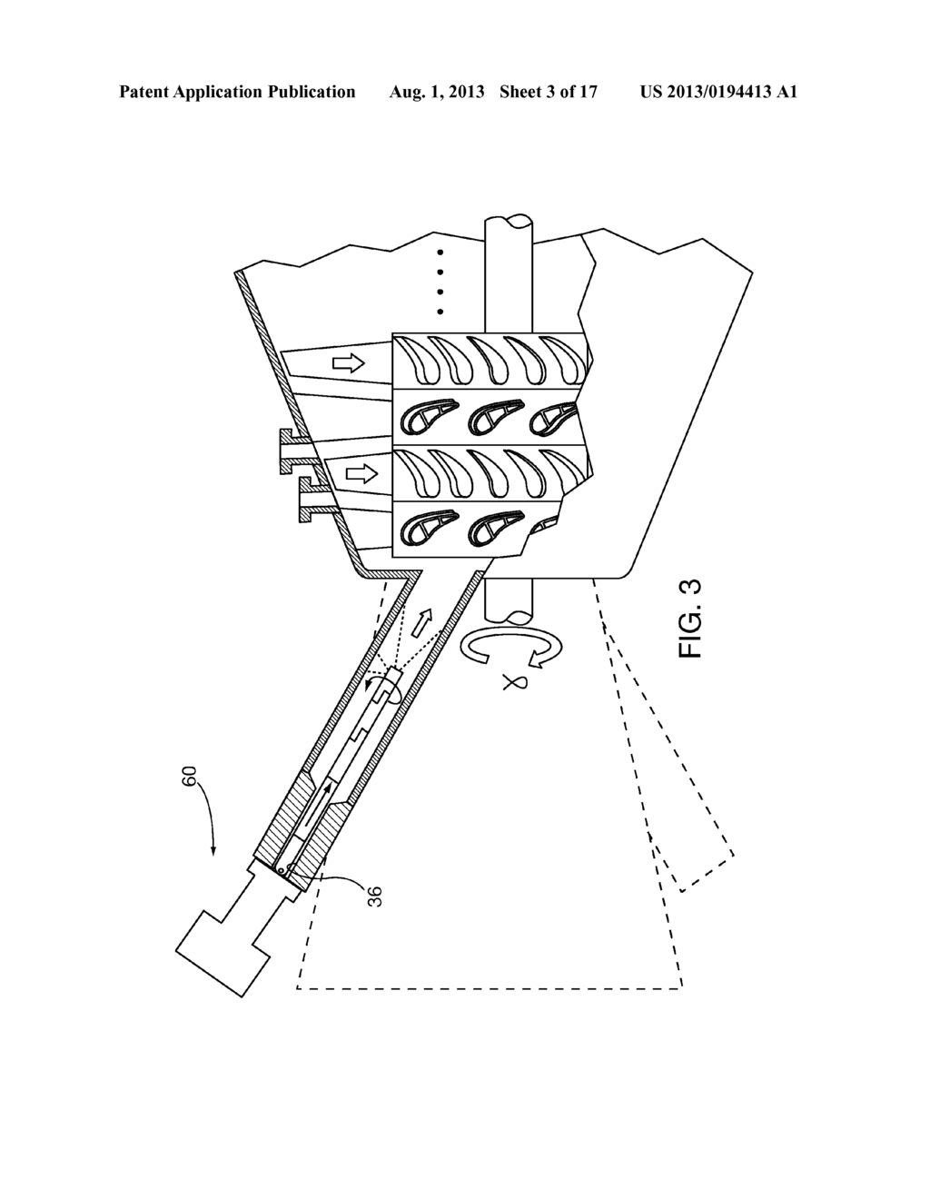 SYSTEM AND METHOD FOR AUTOMATED OPTICAL INSPECTION OF INDUSTRIAL GAS     TURBINES AND OTHER POWER GENERATION MACHINERY - diagram, schematic, and image 04