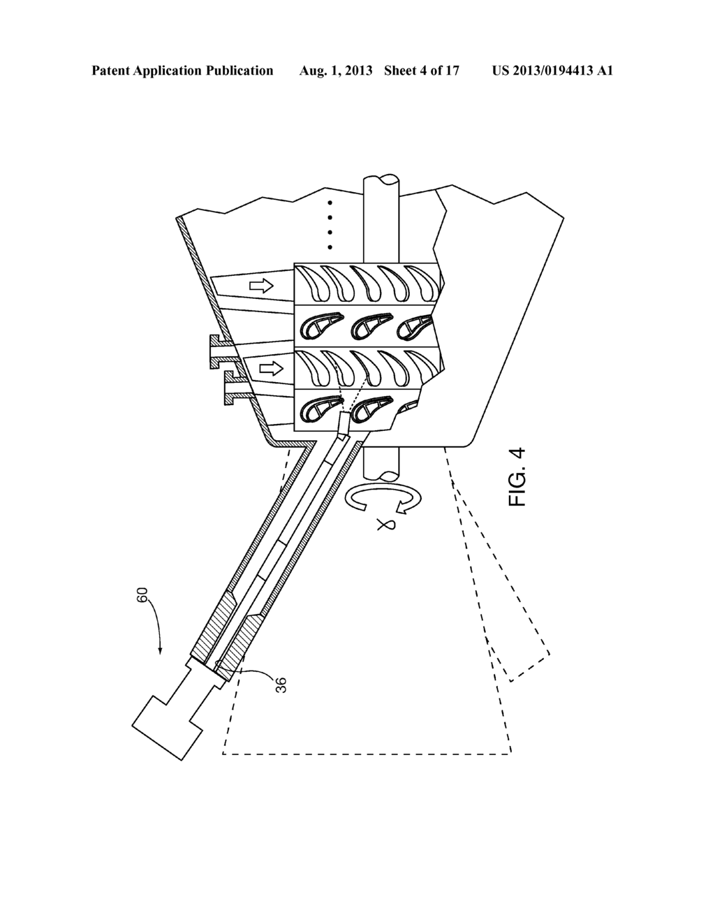 SYSTEM AND METHOD FOR AUTOMATED OPTICAL INSPECTION OF INDUSTRIAL GAS     TURBINES AND OTHER POWER GENERATION MACHINERY - diagram, schematic, and image 05