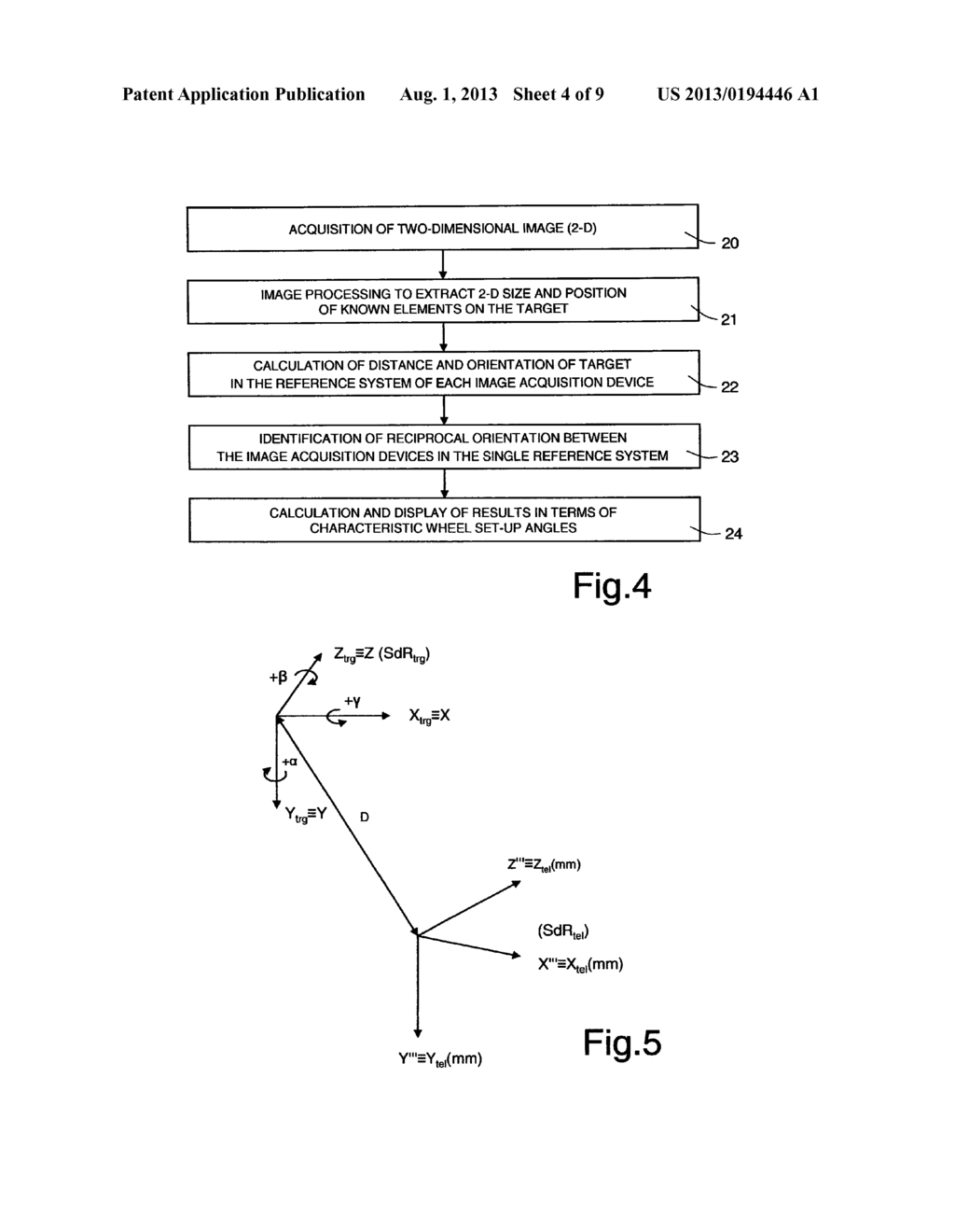 SYSTEM AND RELATED METHOD FOR DETERMINING VEHICLE WHEEL ALIGNMENT - diagram, schematic, and image 05