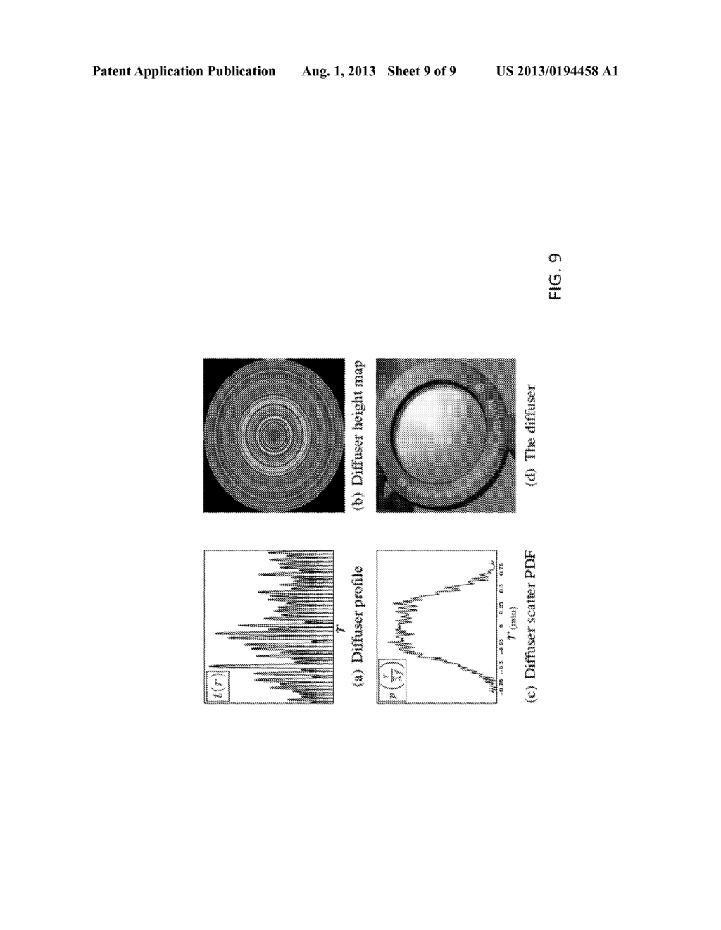 Systems, Methods, and Media for Recording an Image Using an Optical     Diffuser - diagram, schematic, and image 10