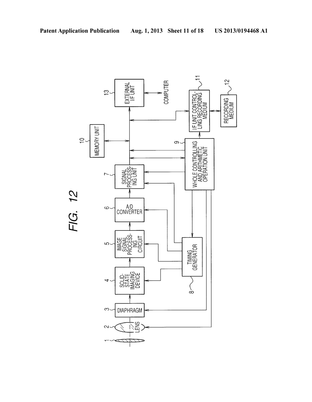 SOLID-STATE IMAGING APPARATUS - diagram, schematic, and image 12