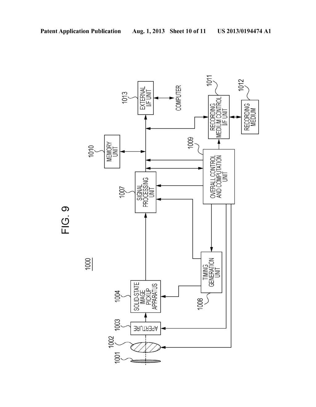 SOLID-STATE IMAGE PICKUP APPARATUS, IMAGE PICKUP SYSTEM, AND DRIVING     METHOD OF THE SOLID-STATE IMAGE PICKUP APPARATUS - diagram, schematic, and image 11