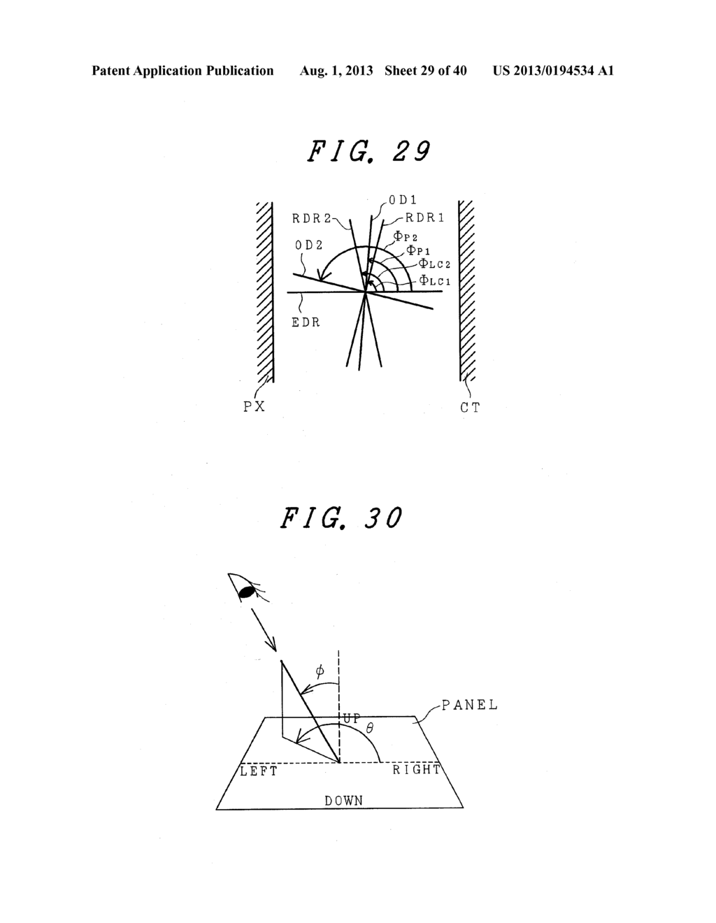 In-Plane Field Type Liquid Crystal Display Device Comprising Liquid     Crystal Molecules With More Than Two Kinds of Reorientation Directions - diagram, schematic, and image 30