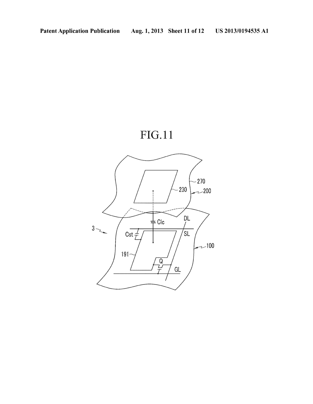 LIQUID CRYSTAL DISPLAY - diagram, schematic, and image 12