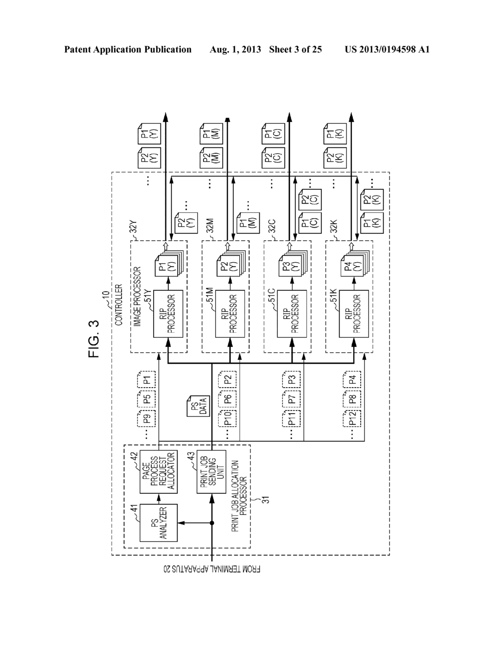 PRINT CONTROL APPARATUS, IMAGE FORMING SYSTEM, AND NON-TRANSITORY COMPUTER     READABLE MEDIUM - diagram, schematic, and image 04