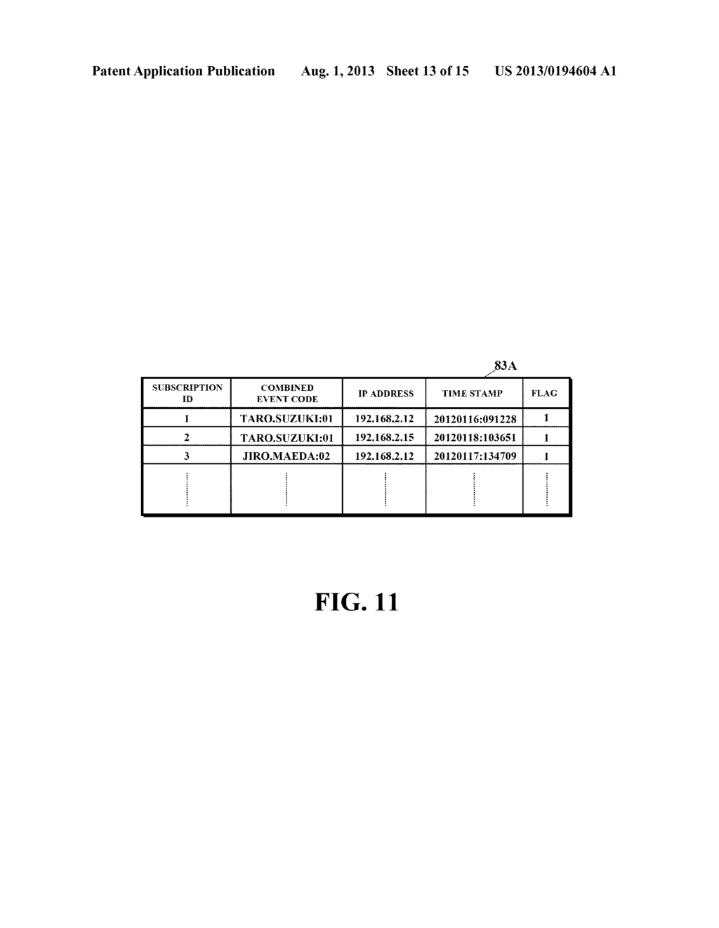 Event Notification System in Which a Terminal is Notified of Events     Generated in Devices Via a Network - diagram, schematic, and image 14