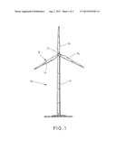 TOWER OF A WIND ENERGY INSTALLATION WITH CURRENT CONDUCTION MEANS diagram and image