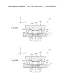 LIGHT-EMITTING APPARATUS, LIGHTING APPARATUS AND LENS diagram and image