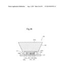 LIGHT-EMITTING APPARATUS, LIGHTING APPARATUS AND LENS diagram and image