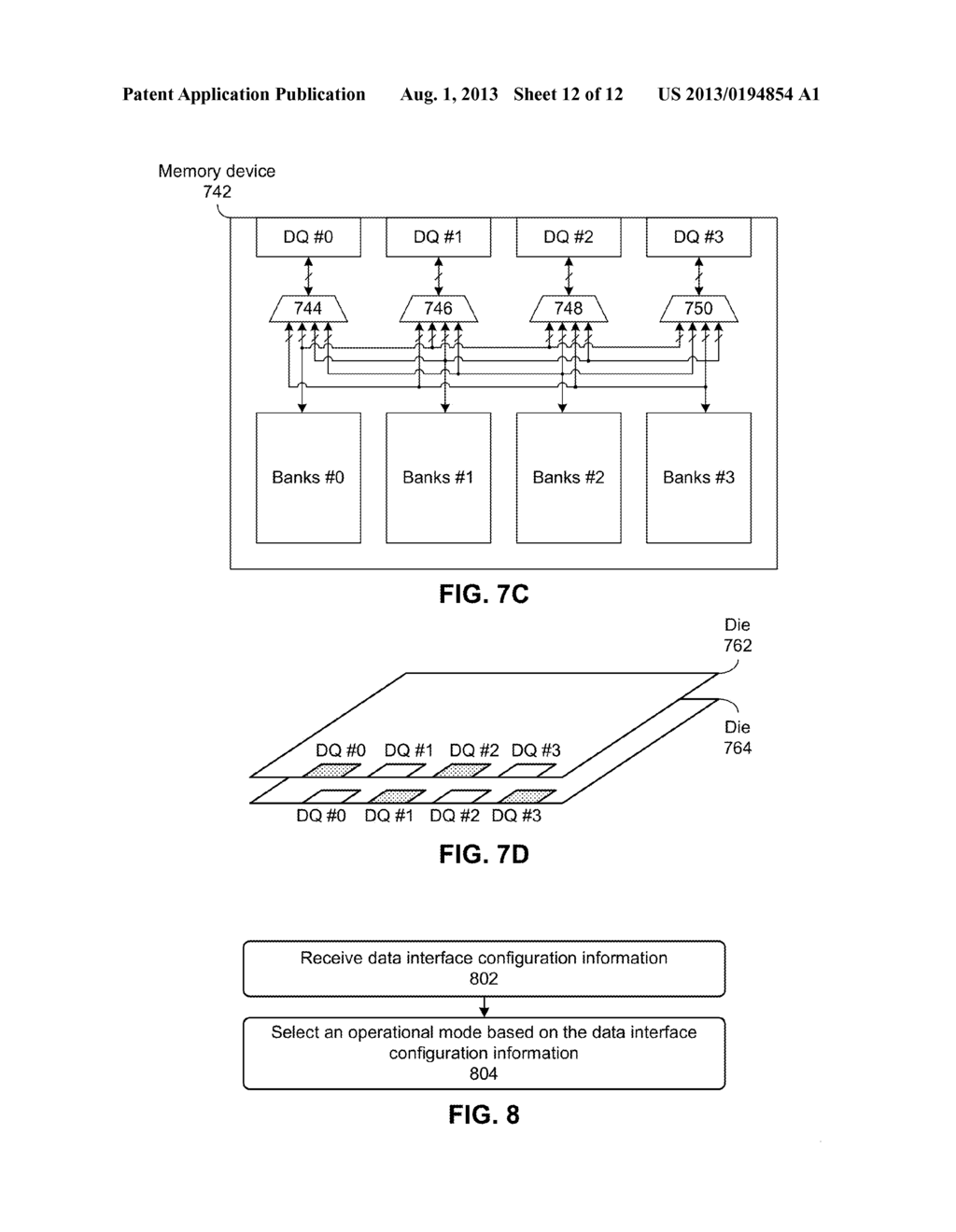 MEMORY DEVICE COMPRISING PROGRAMMABLE COMMAND-AND-ADDRESS AND/OR DATA     INTERFACES - diagram, schematic, and image 13