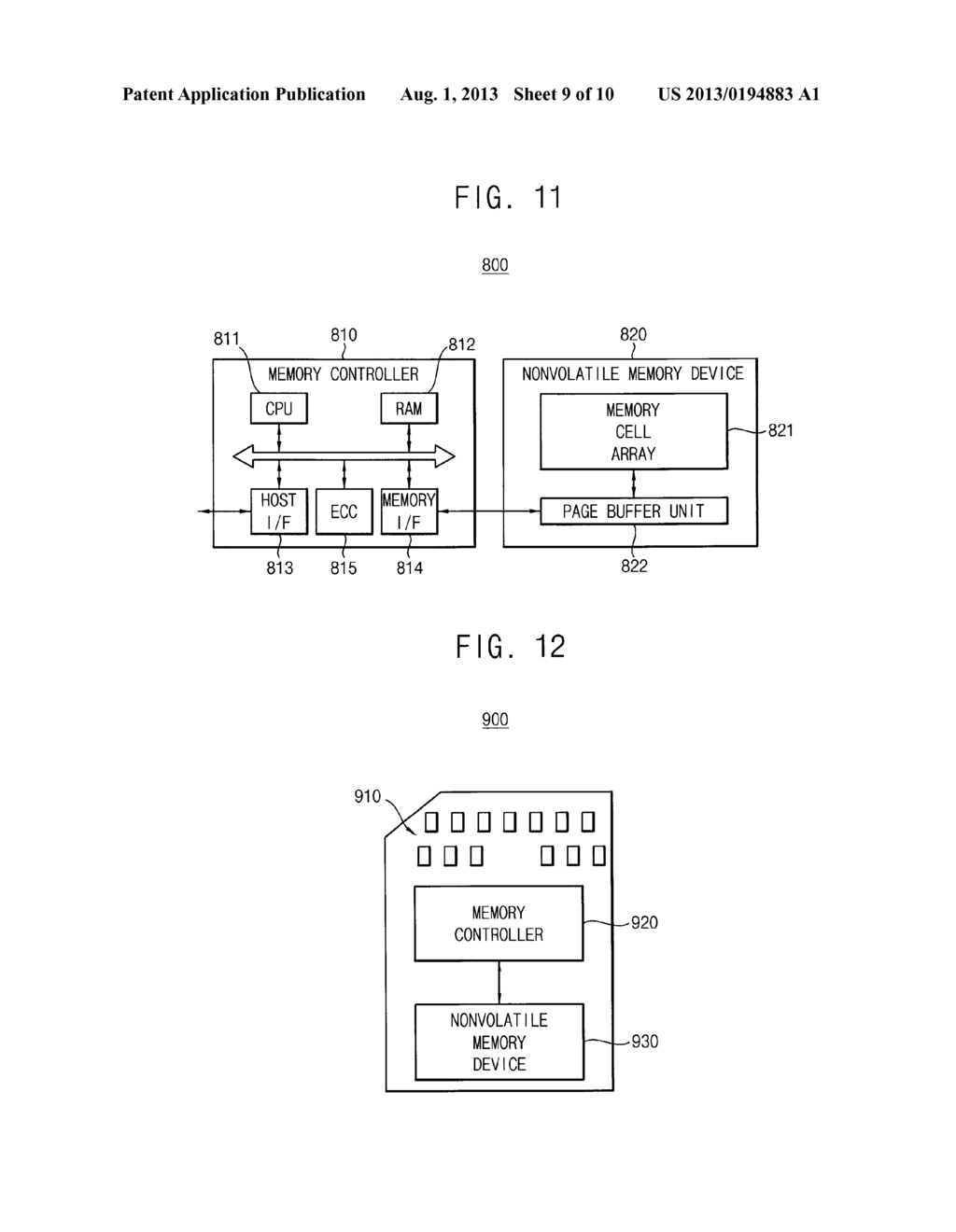 OPERATING METHOD AND DATA READ METHOD IN NONVOLATILE MEMORY DEVICE - diagram, schematic, and image 10
