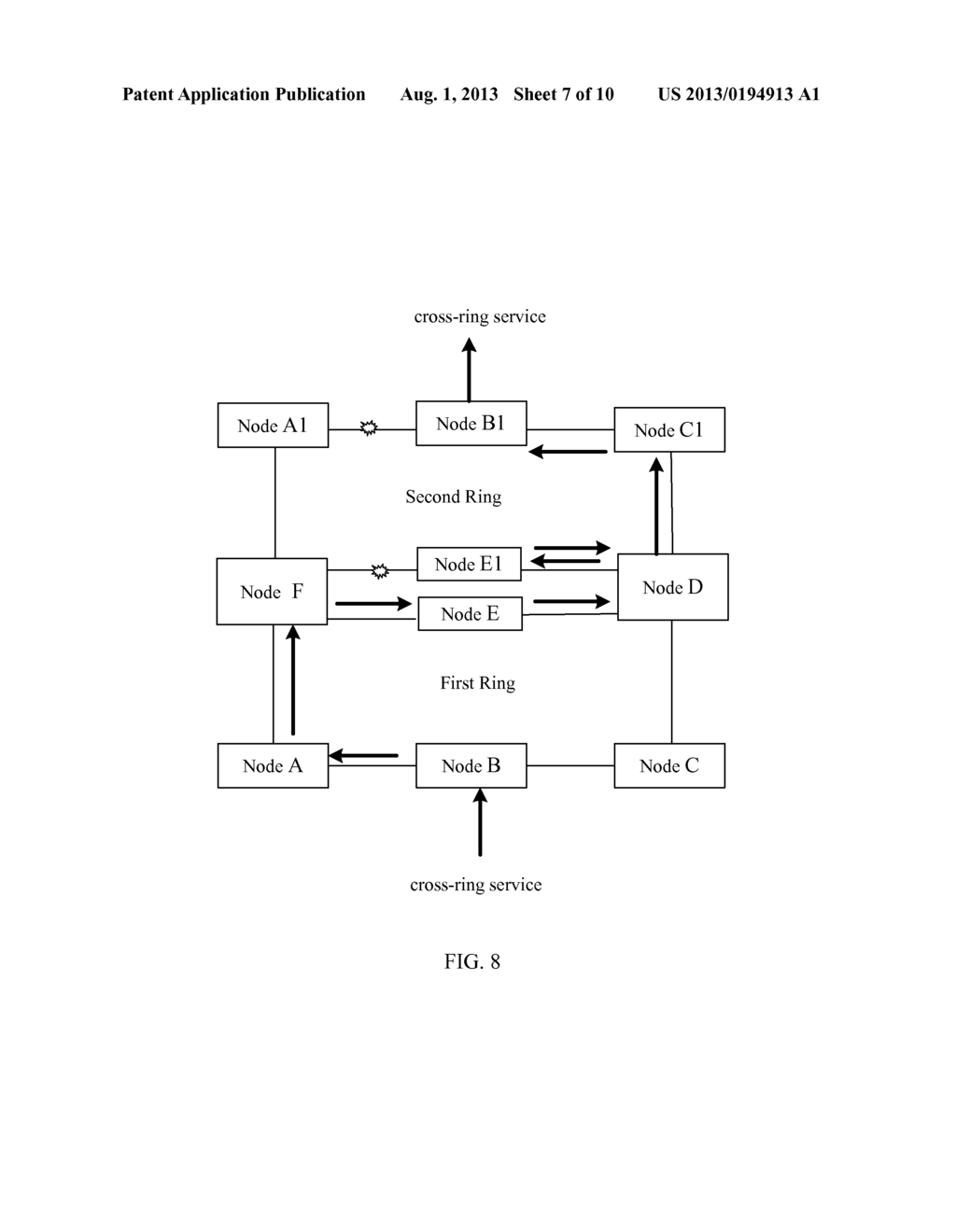 METHOD, APPARATUS AND SYSTEM FOR INTERCONNECTED RING PROTECTION - diagram, schematic, and image 08