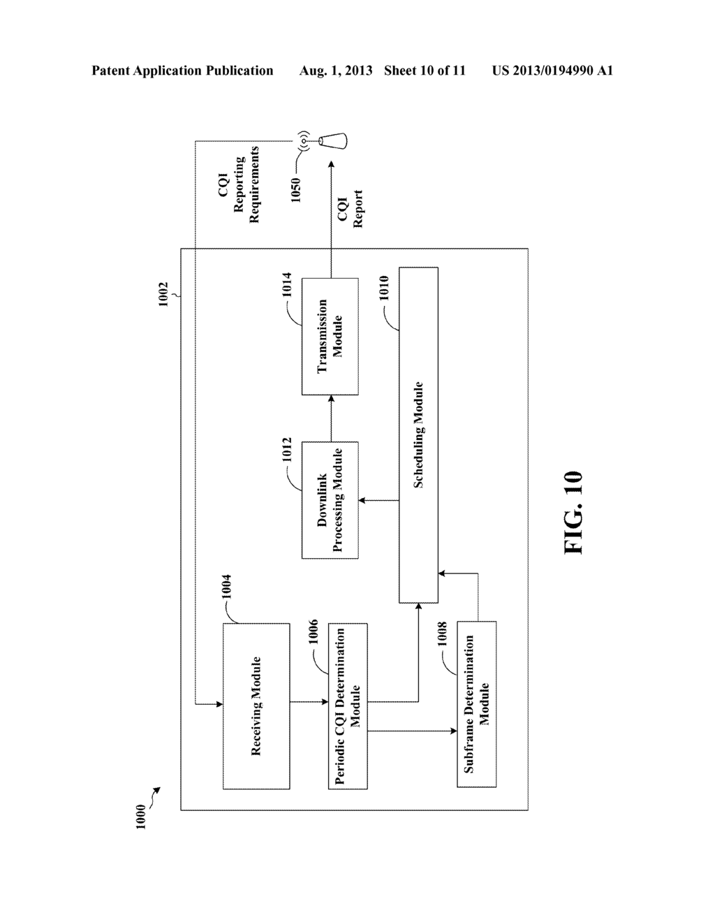 OPTIMIZING UE WAKEUP TIMELINE IN CONNECTED MODE DRX BASED ON CQI REPORTING     SCHEDULE IN A WIRELESS COMMUNICATION SYSTEM - diagram, schematic, and image 11