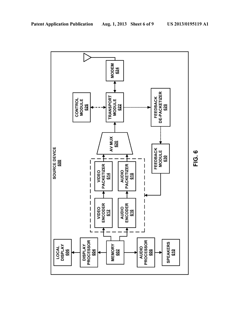 FEEDBACK CHANNEL FOR WIRELESS DISPLAY DEVICES - diagram, schematic, and image 07