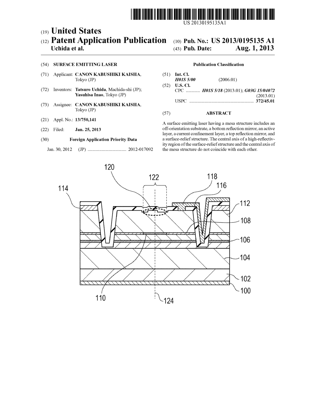 SURFACE EMITTING LASER - diagram, schematic, and image 01