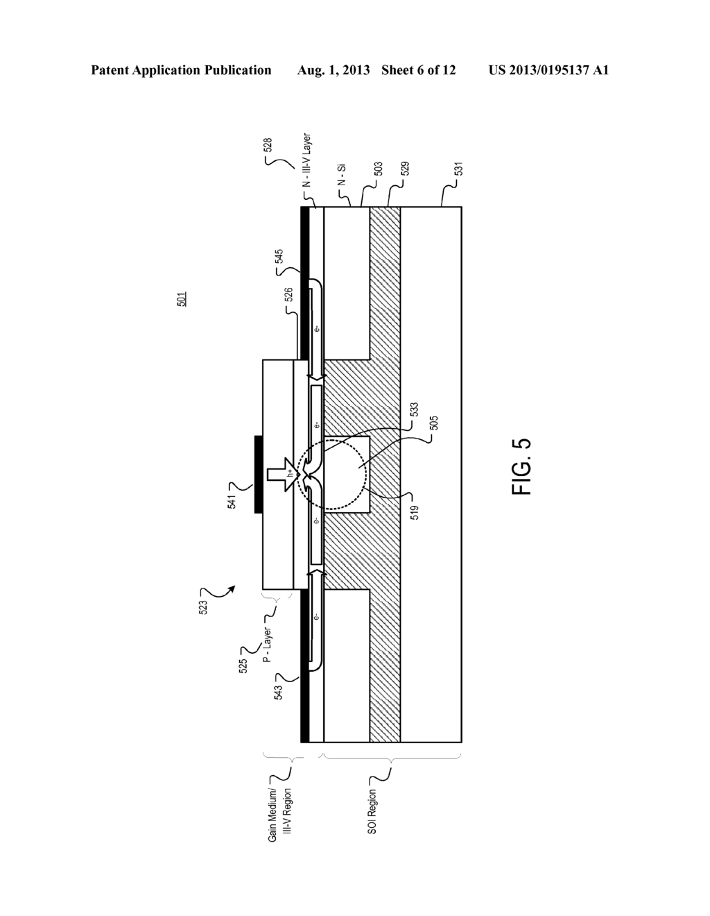 METHOD FOR ELECTRICALLY PUMPED SEMICONDUCTOR EVANESCENT LASER - diagram, schematic, and image 07