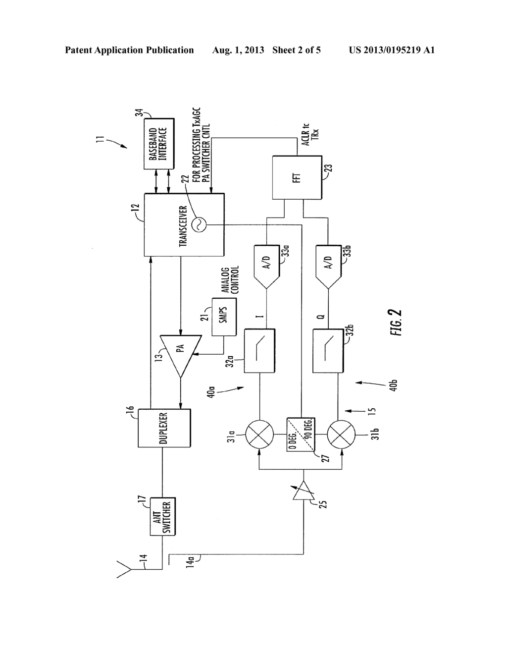 MOBILE WIRELESS COMMUNICATIONS DEVICE WITH SELECTIVE POWER AMPLIFIER     CONTROL AND RELATED METHODS - diagram, schematic, and image 03