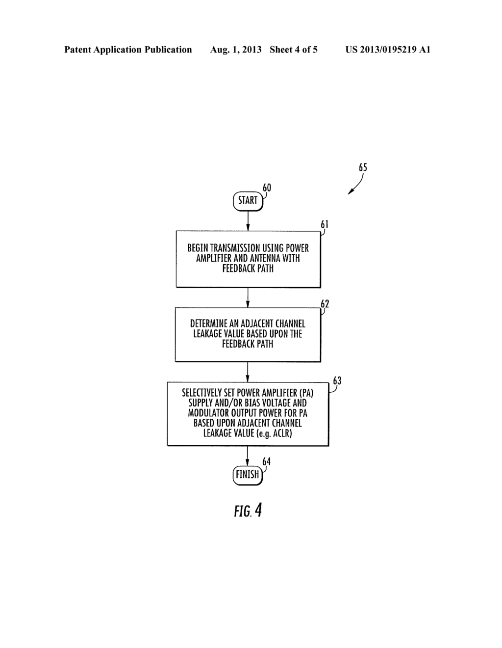 MOBILE WIRELESS COMMUNICATIONS DEVICE WITH SELECTIVE POWER AMPLIFIER     CONTROL AND RELATED METHODS - diagram, schematic, and image 05