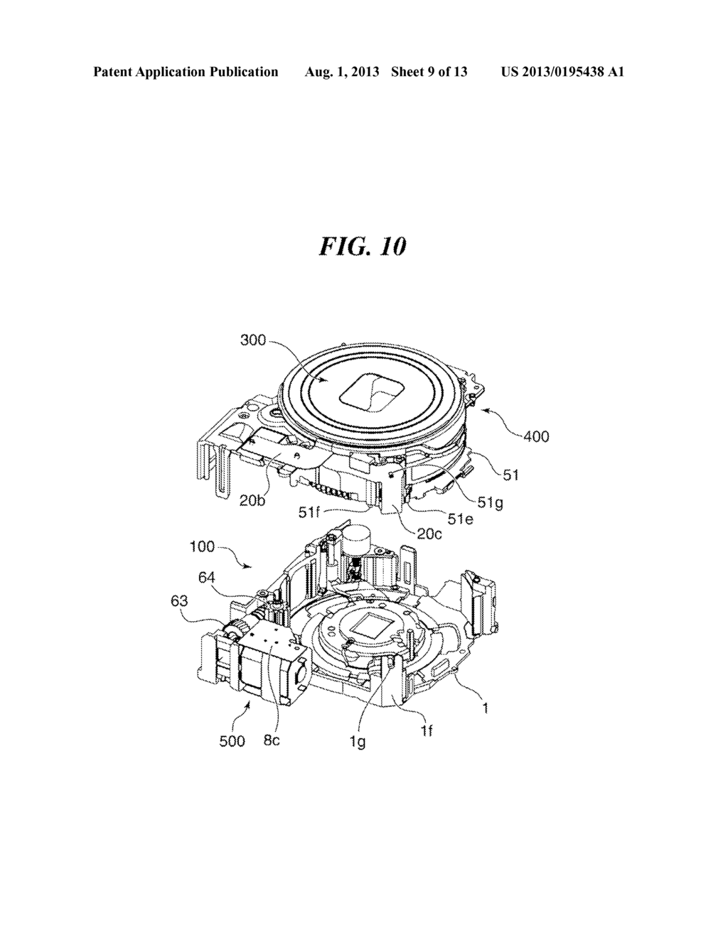 LENS BARREL HAVING SHUTTER FLEXIBLE CIRCUIT BOARD AND IMAGE PICKUP     APPARATUS HAVING THE SAME - diagram, schematic, and image 10