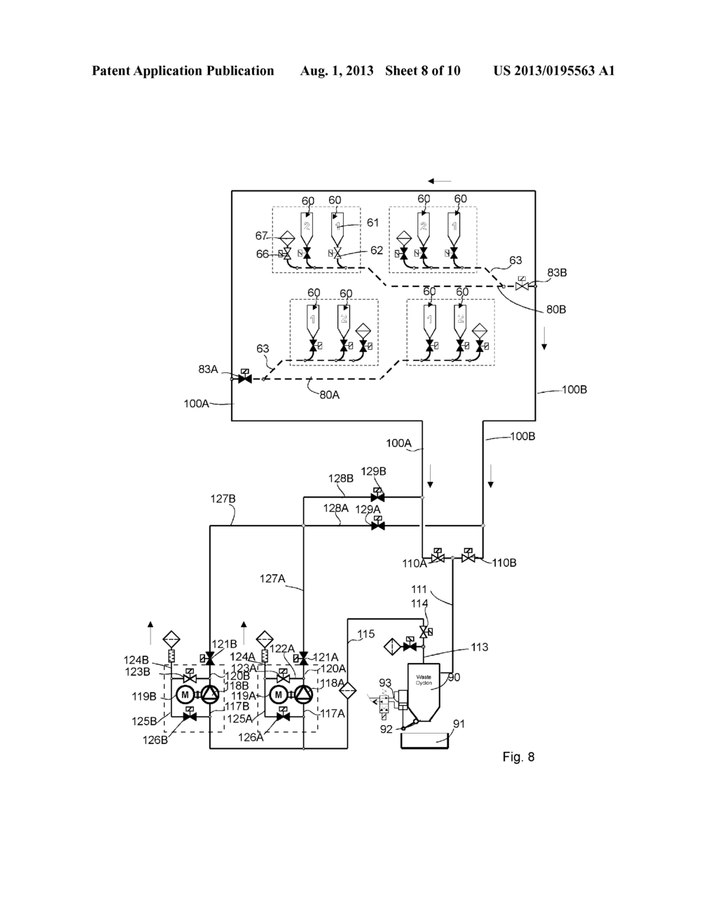 METHOD AND PNEUMATIC MATERIAL CONVEYING SYSTEM - diagram, schematic, and image 09