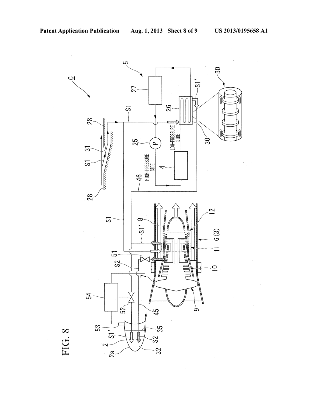 AIRCRAFT ICE PROTECTION SYSTEM AND AIRCRAFT PROVIDED WITH THE SAME - diagram, schematic, and image 09