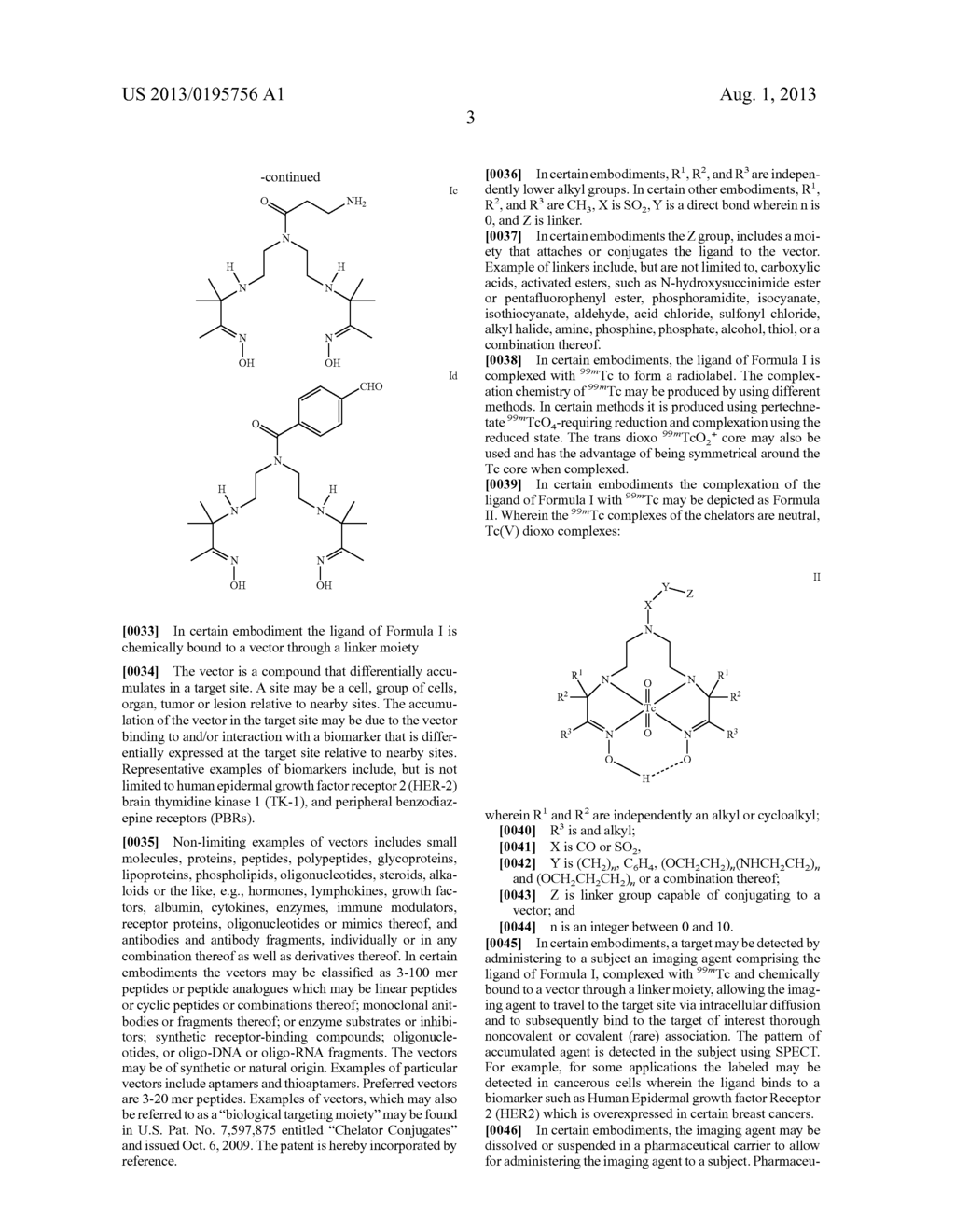 99mTc IMAGING AGENTS AND METHODS OF USE - diagram, schematic, and image 09