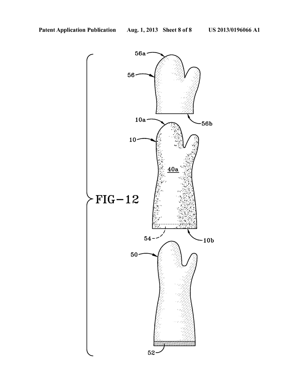 METHOD OF MANUFACTURING A PROTECTIVE GLOVE - diagram, schematic, and image 09