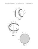 Molded Game Ball and Process of Making the Same diagram and image