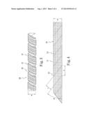 Fastening strap, foam article including same and method for manufacturing     the fastening strap diagram and image