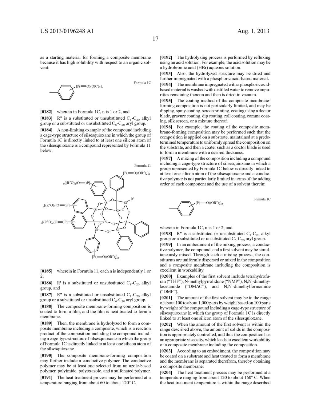 COMPOUND, COMPOSITION INCLUDING COMPOUND, COMPOSITE FORMED THEREFROM,     ELECTRODE USING COMPOSITION OR COMPOSITE, COMPOSITE MEMBRANE USING     COMPOSITE, AND FUEL CELL INCLUDING AT LEAST ONE SELECTED FROM ELECTRODE     AND COMPOSITE MEMBRANE - diagram, schematic, and image 33