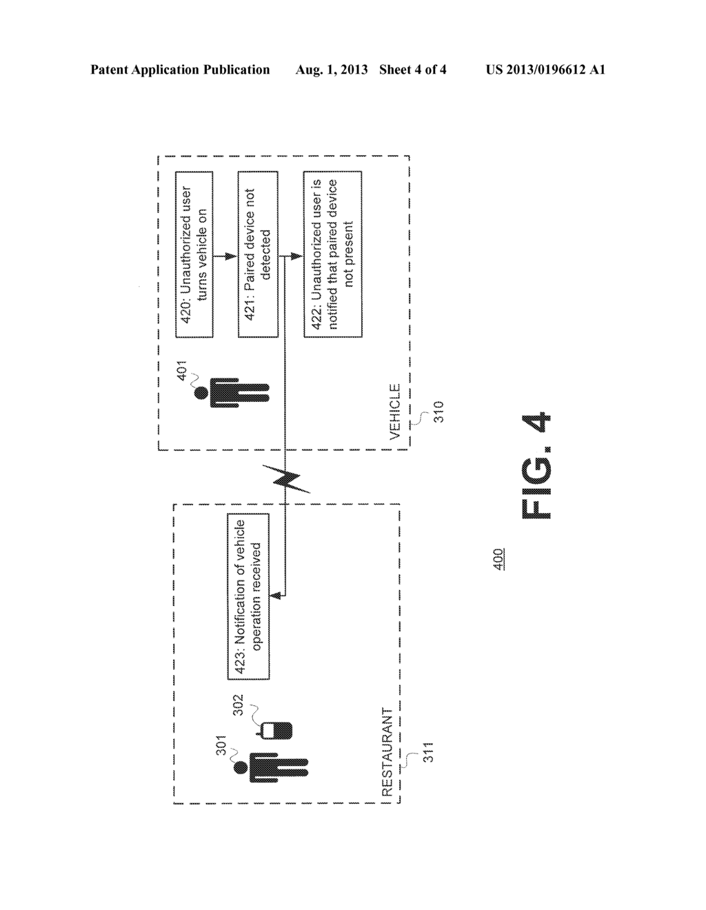 TELEMATICS UNIT AND MOBILE DEVICE PAIRING WITH MISSING DEVICE     NOTIFICATIONS - diagram, schematic, and image 05