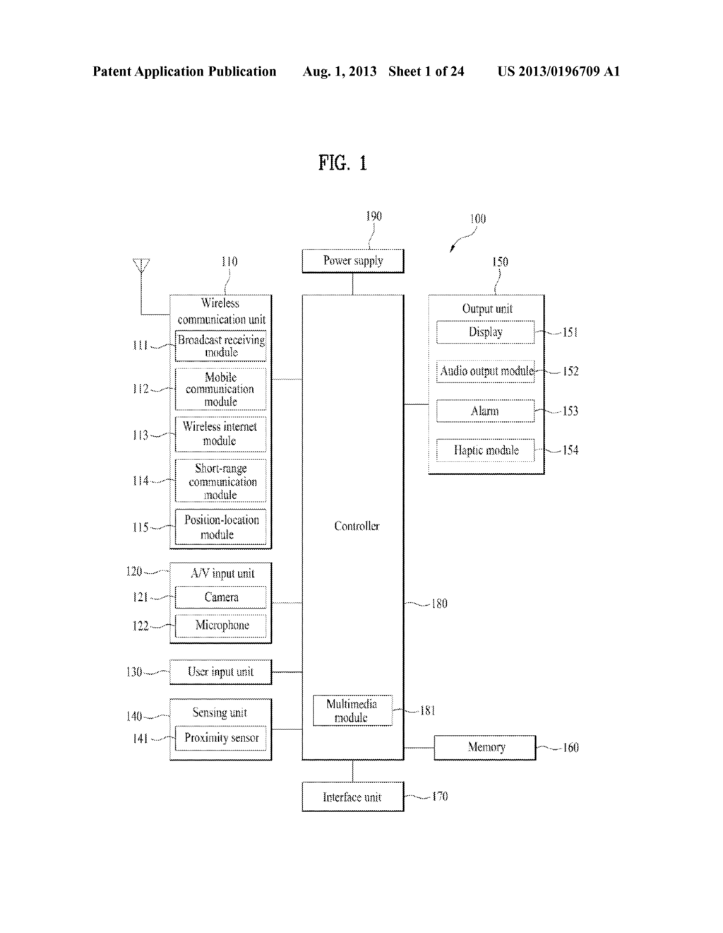 MOBILE TERMINAL, CONTROLLING METHOD THEREOF AND RECORDING MEDIUM THEREOF - diagram, schematic, and image 02