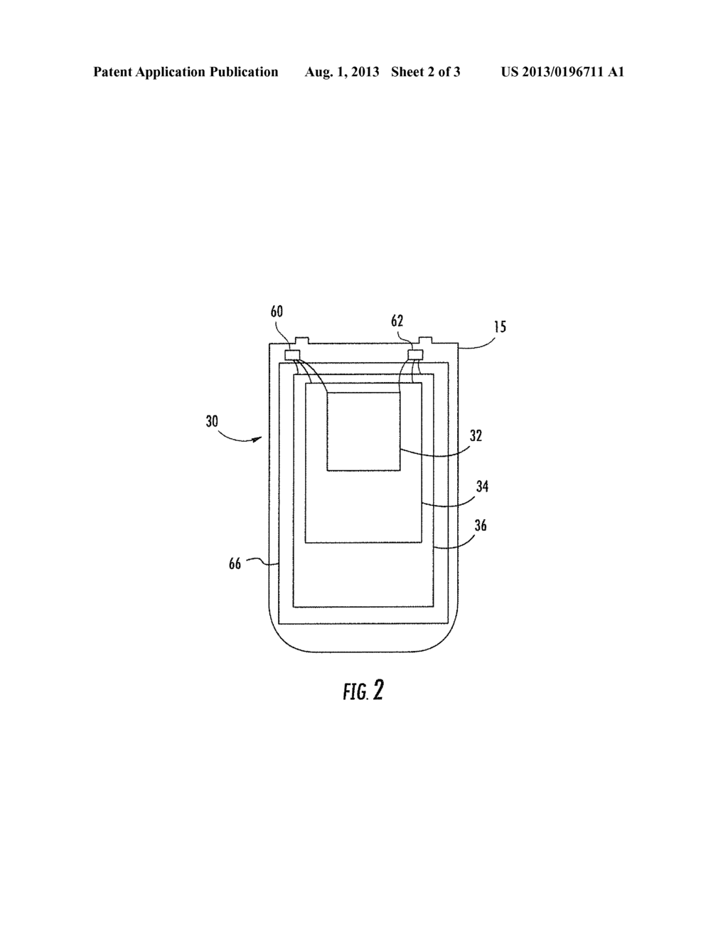 MOBILE WIRELESS COMMUNICATIONS DEVICE INCLUDING PARALLEL NFC LOOP ANTENNAS     AND ASSOCIATED METHODS - diagram, schematic, and image 03