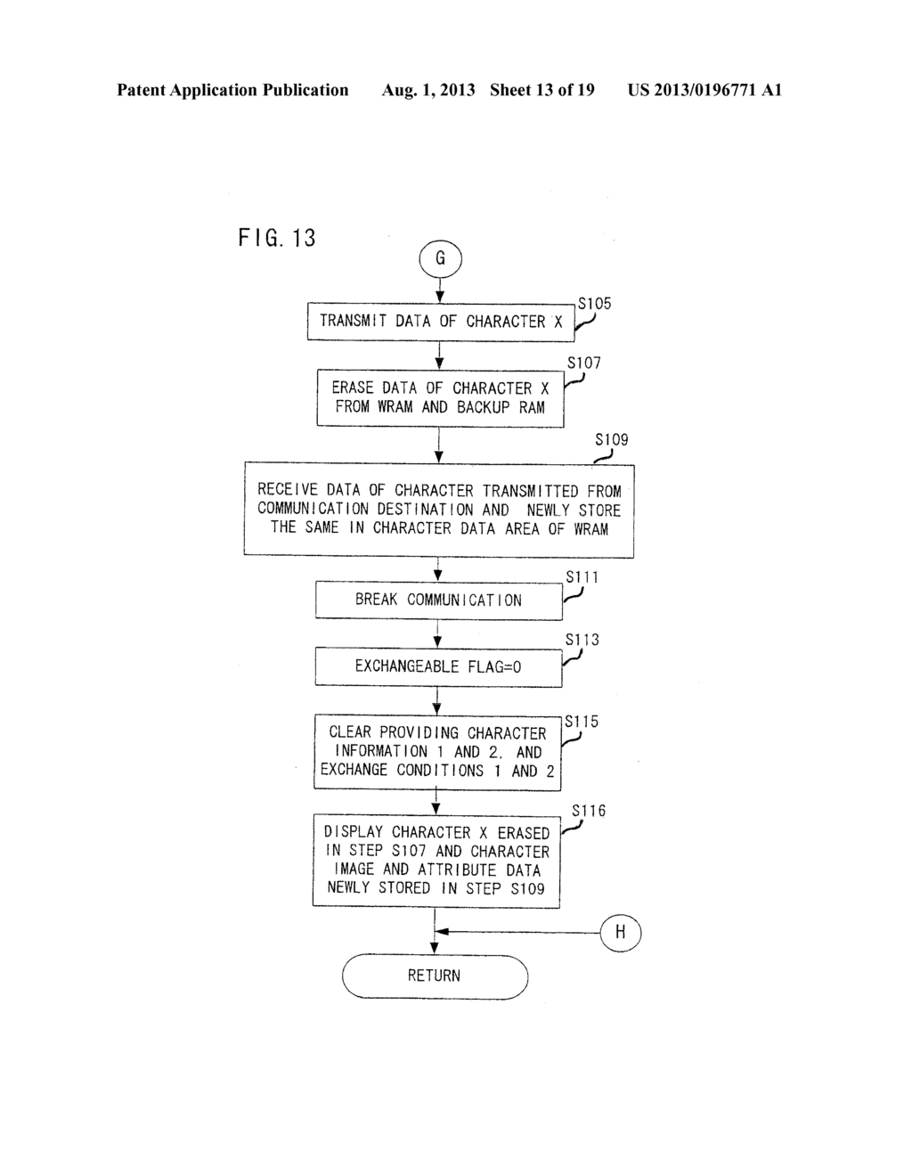 GAME SYSTEM, GAME APPARATUS, STORAGE MEDIUM STORING GAME PROGRAM AND GAME     DATA EXCHANGE METHOD - diagram, schematic, and image 14