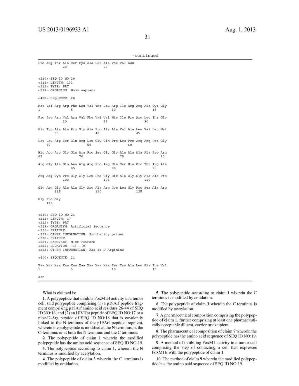 Methods and Compositions Inhibiting Tumor Cell Proliferation - diagram, schematic, and image 63