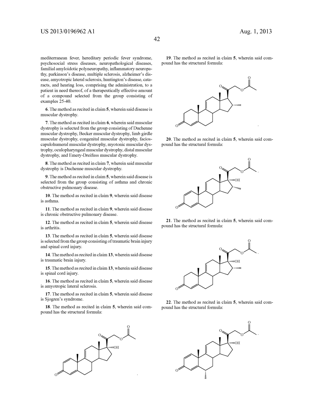 NON-HORMONAL STEROID MODULATORS OF NF-KB FOR TREATMENT OF DISEASE - diagram, schematic, and image 43