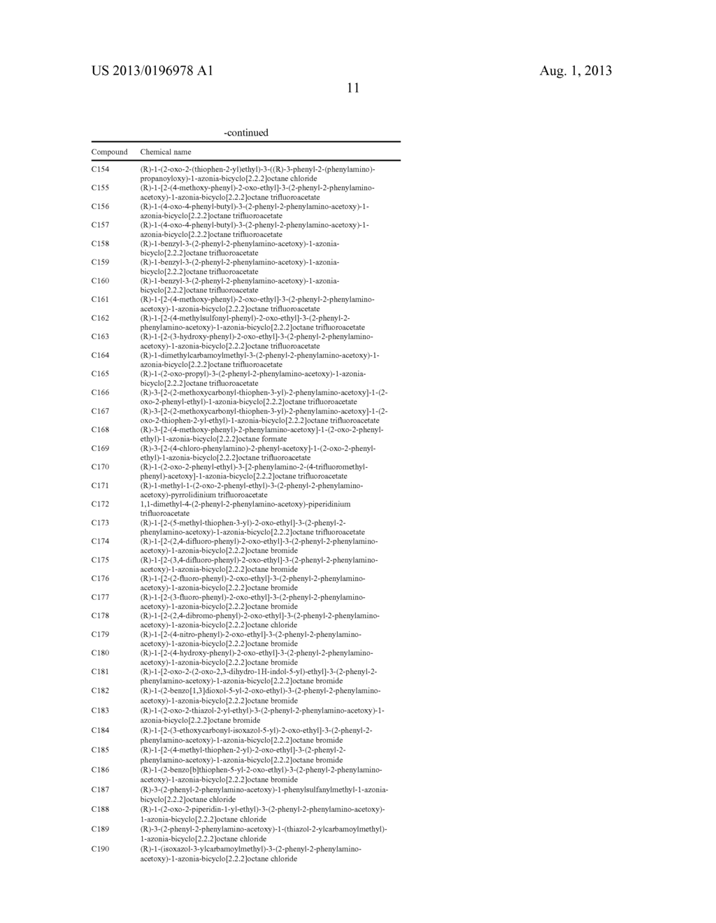 ALKALOID AMINOESTER DERIVATIVES AND MEDICINAL COMPOSITION THEREOF - diagram, schematic, and image 12