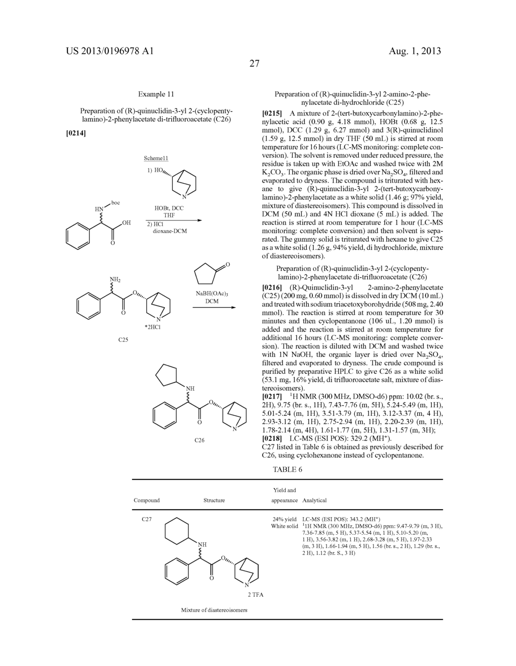 ALKALOID AMINOESTER DERIVATIVES AND MEDICINAL COMPOSITION THEREOF - diagram, schematic, and image 28