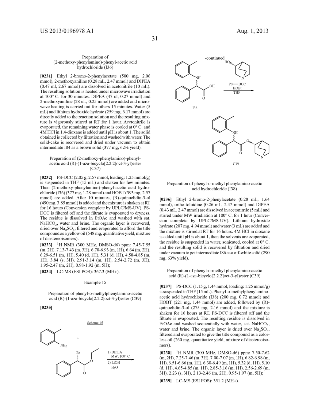 ALKALOID AMINOESTER DERIVATIVES AND MEDICINAL COMPOSITION THEREOF - diagram, schematic, and image 32