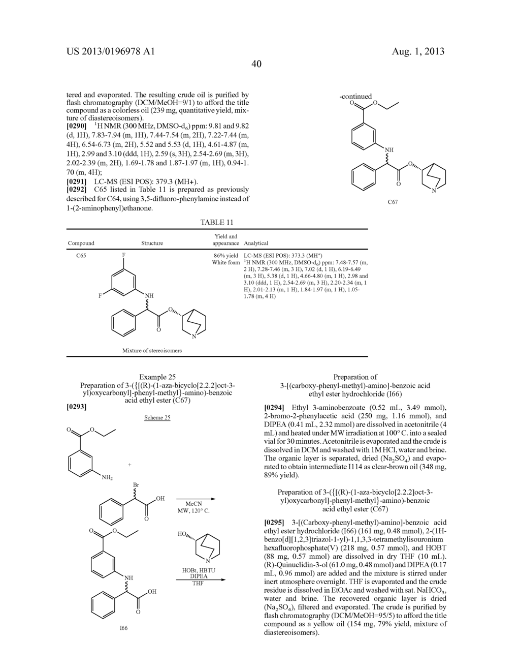 ALKALOID AMINOESTER DERIVATIVES AND MEDICINAL COMPOSITION THEREOF - diagram, schematic, and image 41