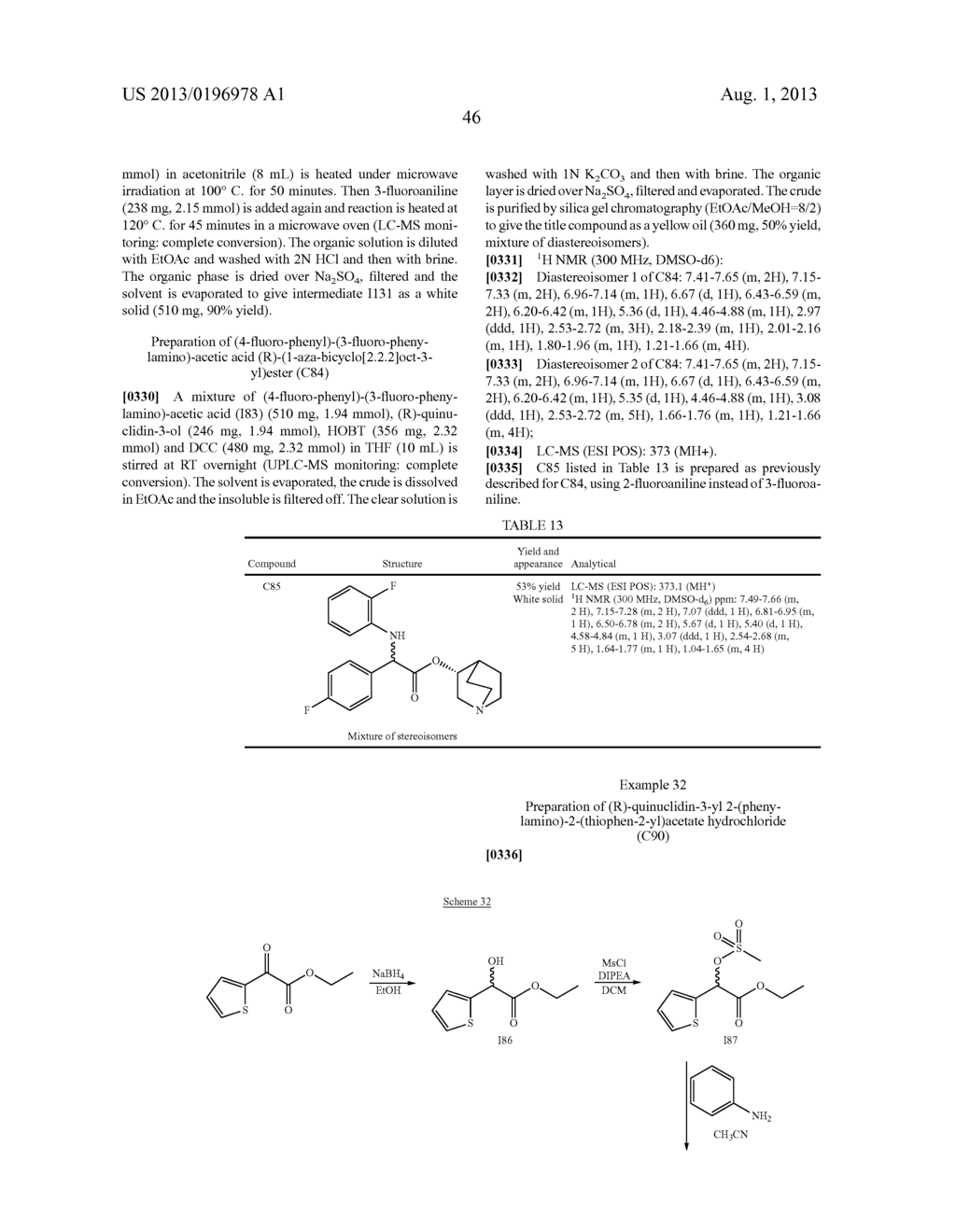 ALKALOID AMINOESTER DERIVATIVES AND MEDICINAL COMPOSITION THEREOF - diagram, schematic, and image 47