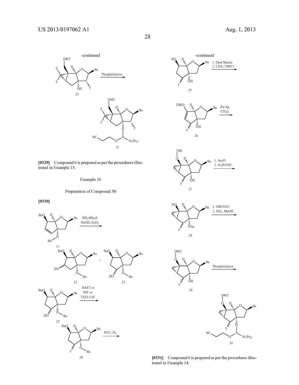 OLIGOMERIC COMPOUNDS COMPRISING TRICYCLIC NUCELOSIDES AND METHODS FOR     THEIR USE - diagram, schematic, and image 29