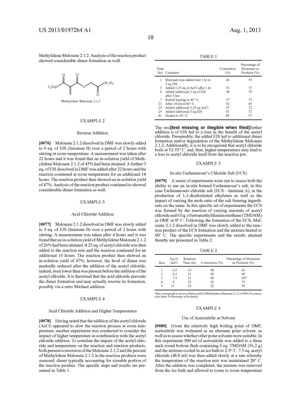 METHYLIDENE MALONATE PROCESS - diagram, schematic, and image 11