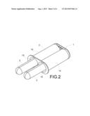 ADAPTER DEVICE FOR REDUCING OR ELIMINATING THE POTENTIAL BACTERIAL     CONTAMINATION IN A PROCESS OF EXTRACTION OR TRANSFER OF BLOOD COMPONENTS     FROM AT LEAST ONE CONTAINER diagram and image