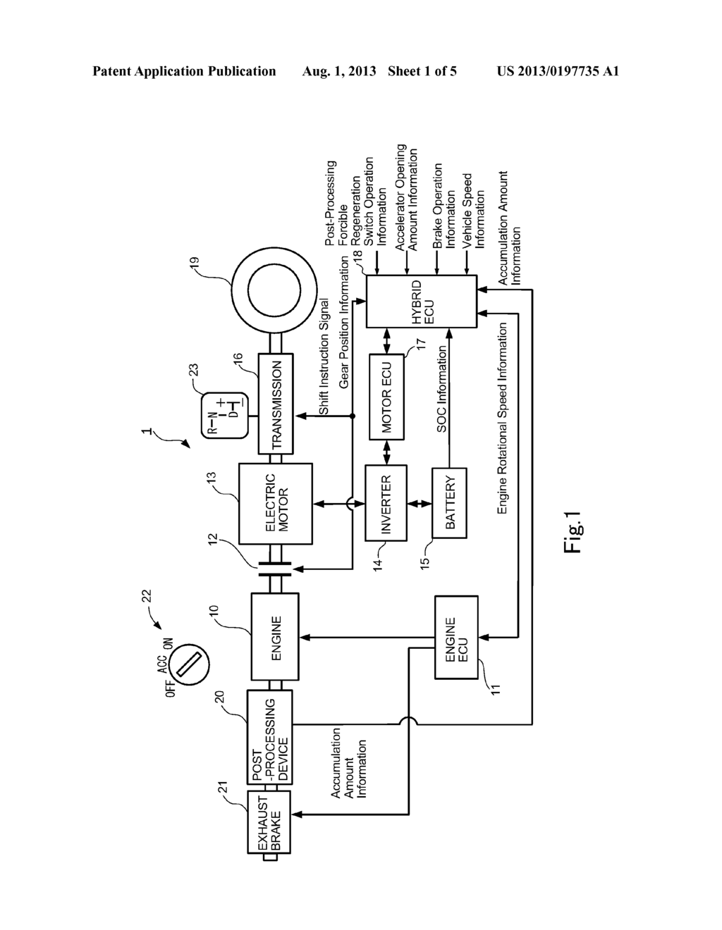 REGENERATION CONTROL DEVICE, HYBRID AUTOMOBILE, REGENERATION CONTROL     METHOD, AND PROGRAM - diagram, schematic, and image 02