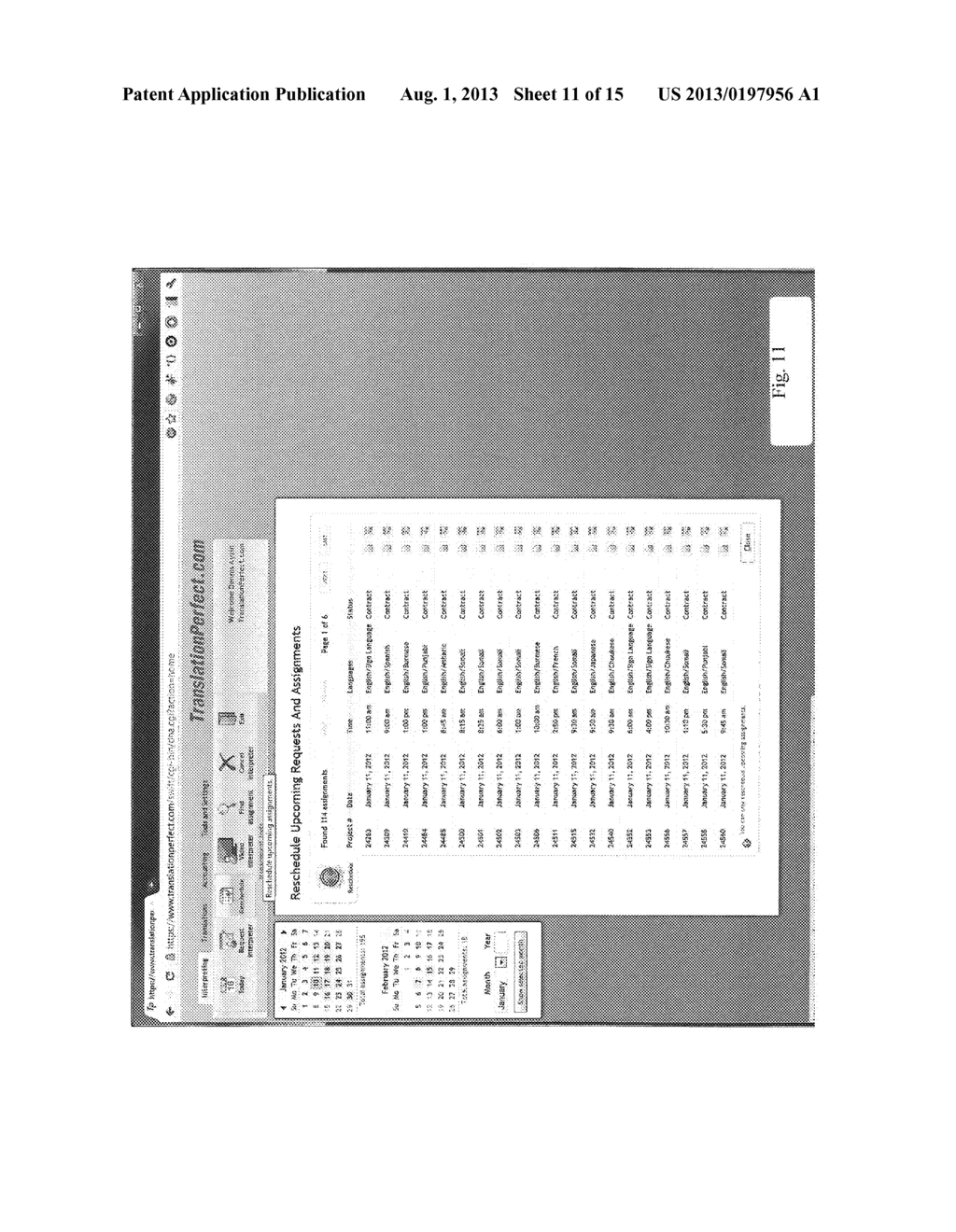 COMPUTER-IMPLEMENTED METHOD, SYSTEM, AND COMPUTER PROGRAM FOR SCHEDULING     INTERPRETERS - diagram, schematic, and image 12