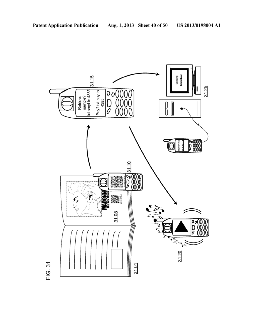 SYSTEM AND METHOD FOR PROVIDING CONTENT INFORMATION VIA SMS MESSAGING - diagram, schematic, and image 41